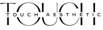 A black and white logo for touch aesthetic