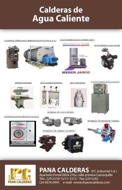 PANACALDERAS PC INDUSTRIAL S.A.