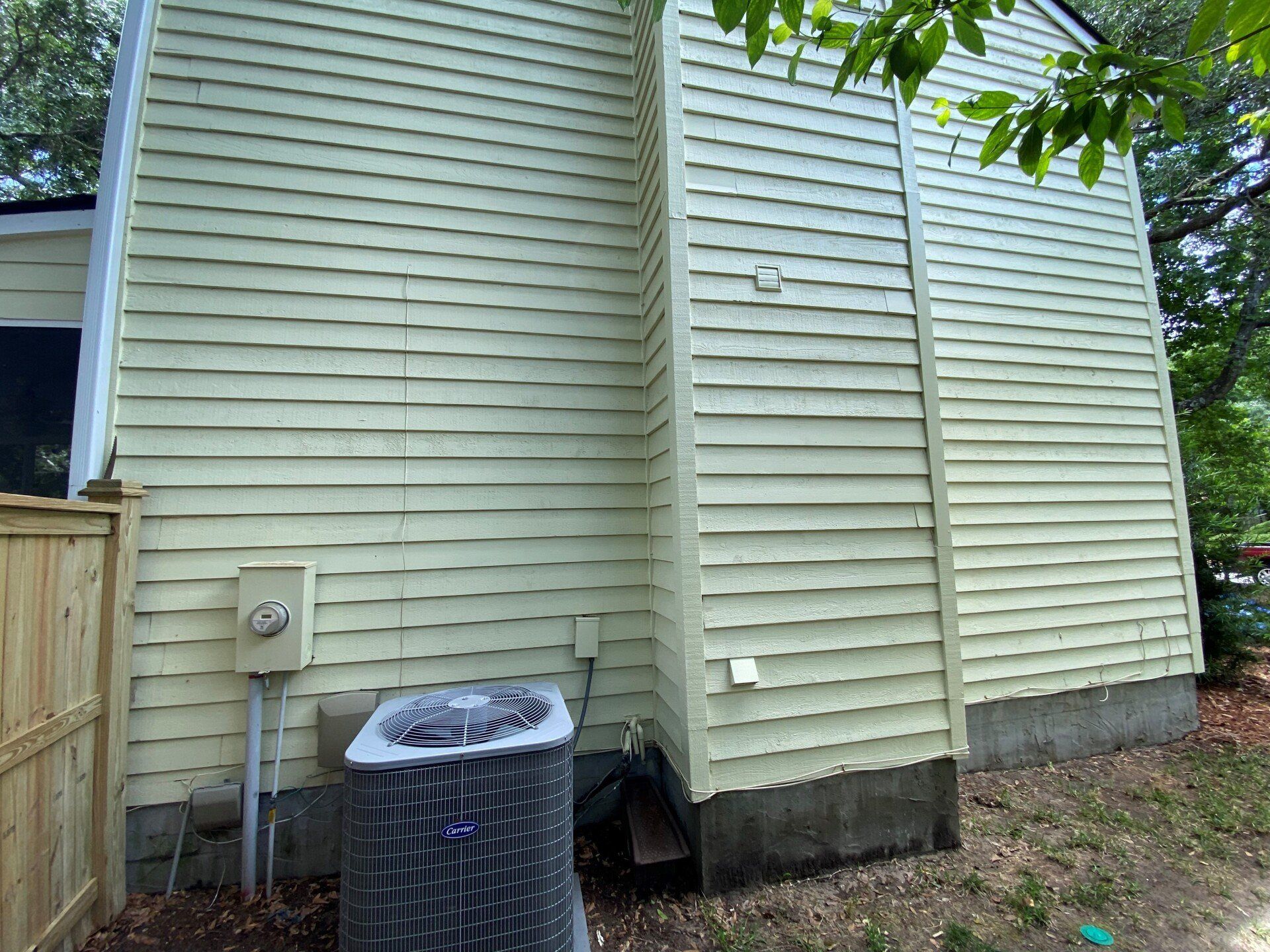 Side Of House After — Charleston, SC — Palmetto Outdoor Restoration