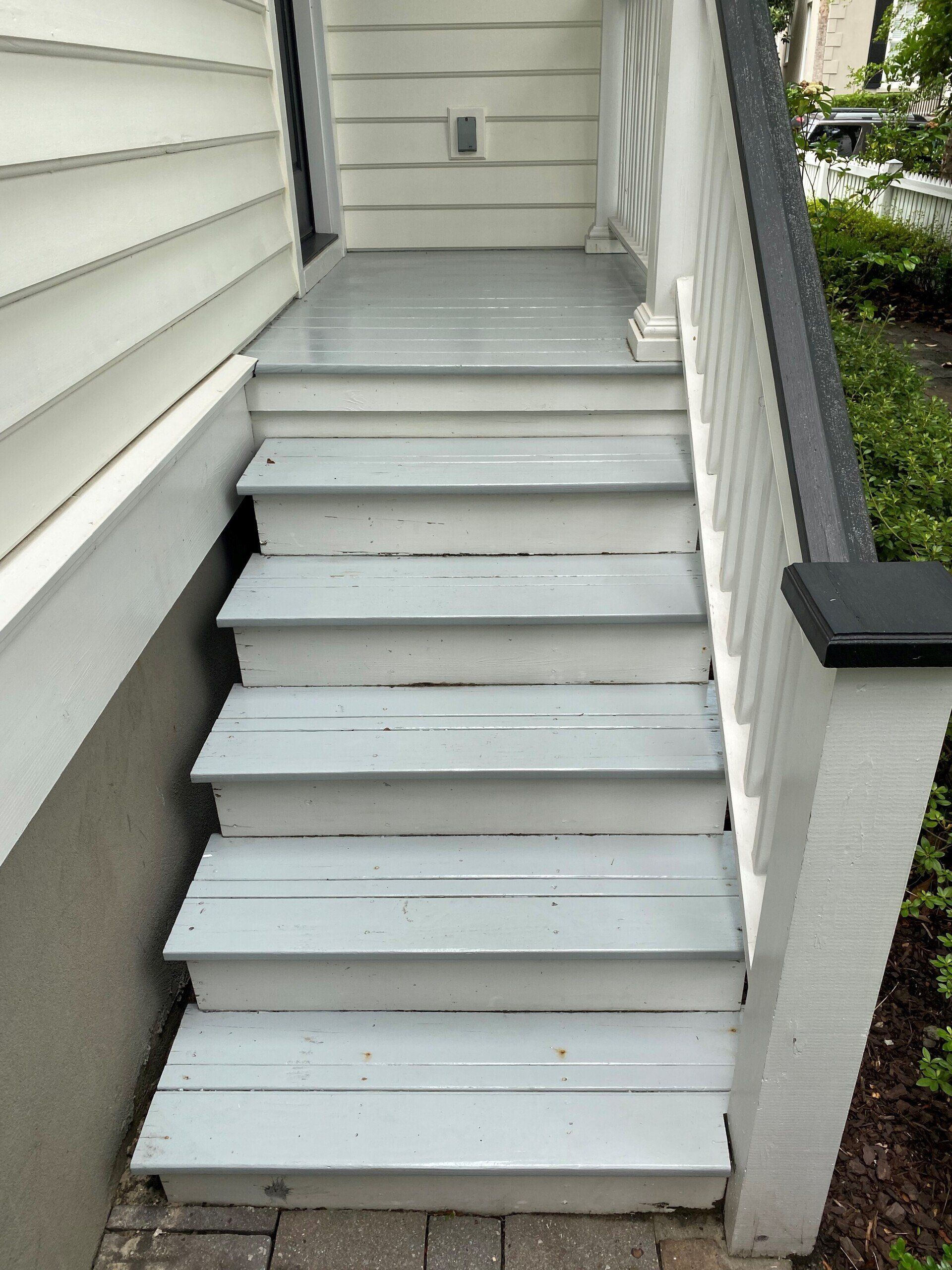 Stairs After — Charleston, SC — Palmetto Outdoor Restoration