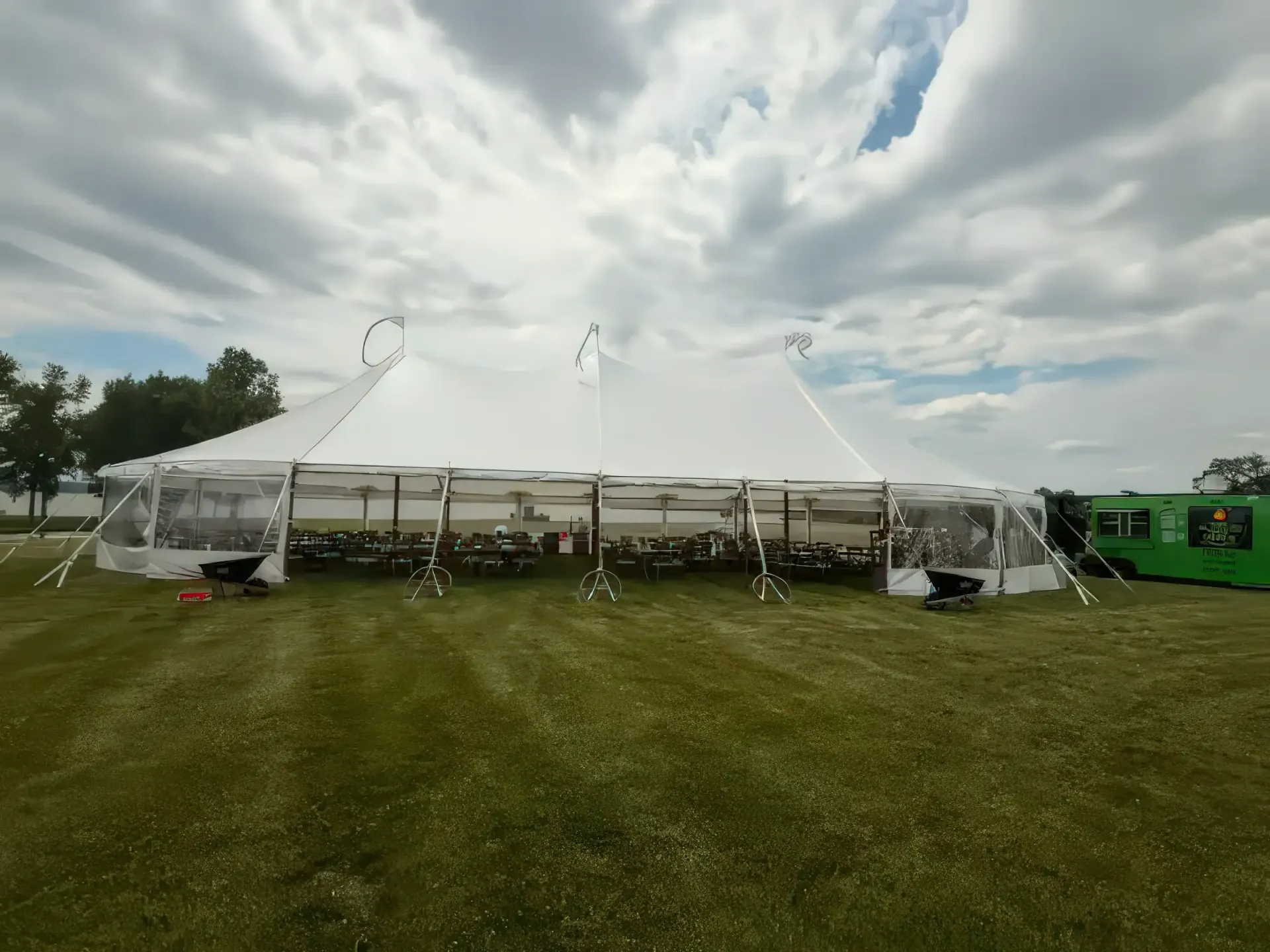 60th birthday party tent in Welcome MD