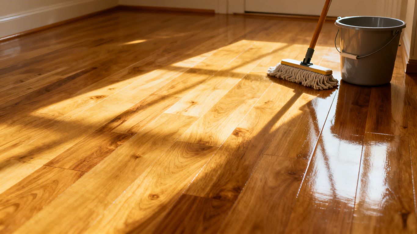 hardwood floor maintenance spring