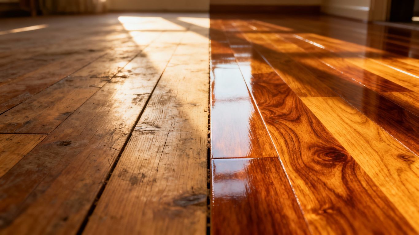 refinish hardwood floors vs replace