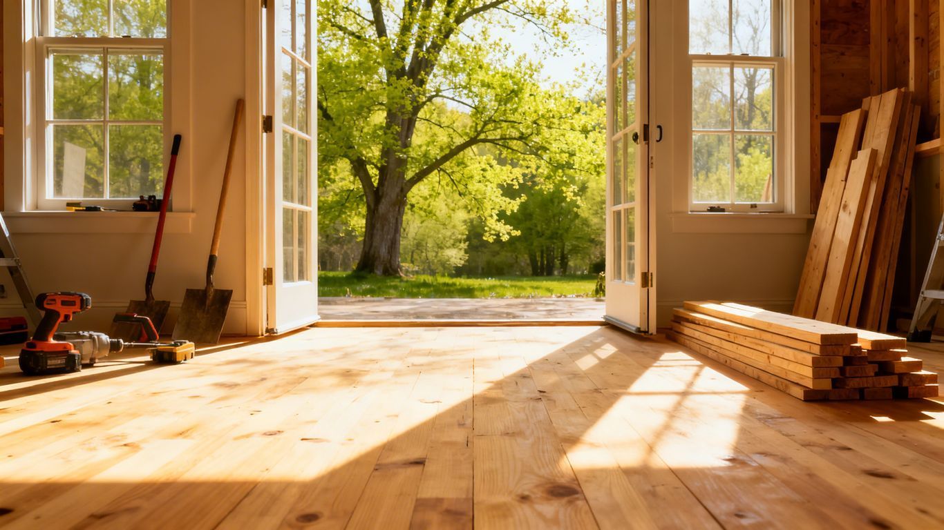 hardwood floor installation spring