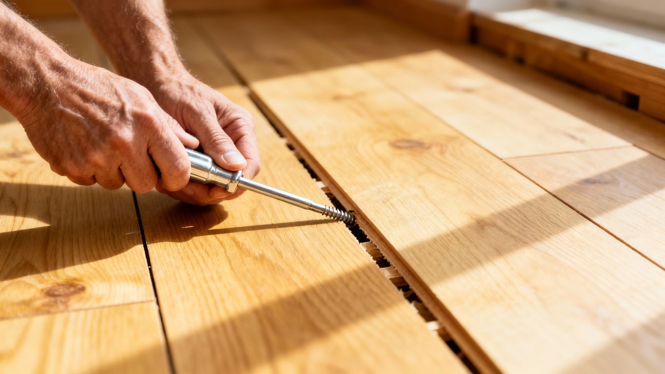 fix squeaky hardwood floors Chattanooga