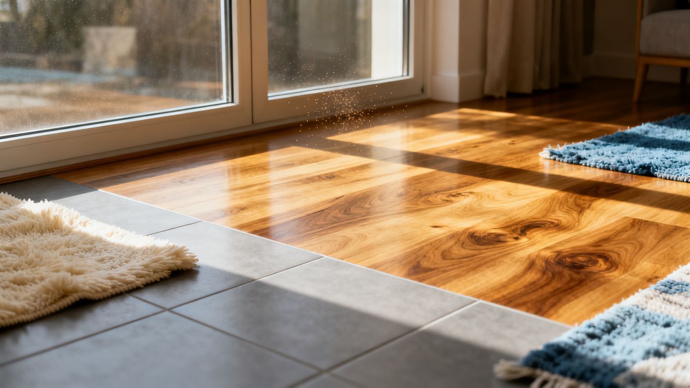 hardwood floors vs vinyl, tile vs hardwood