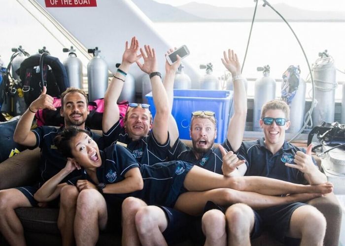 Reef Quest friendly staff team