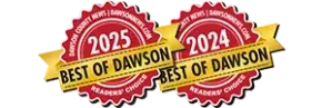 Edge Roofing was voted Best of Dawson in both 2024 and 2025, recognized by local homeowners in Dawson County, Georgia, for outstanding roofing services, including roof replacement, roof repair, gutters, and siding. These awards highlight community trust, customer satisfaction, and high-quality workmanship delivered by a locally owned roofing contractor serving North Georgia.