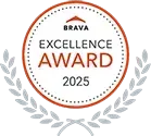 Brava Excellence Award | Edge Roofing Brava Excellence Award badge earned by Edge Roofing