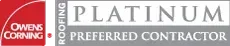 Owens Corning Platinum Preferred Contractor badge GA