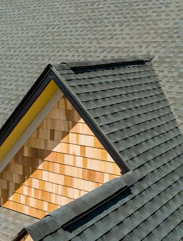 New shingle roof installed by Edge Roofing in Georgia, showing clean installation lines, durable roofing materials, and professional craftsmanship featured on the Contact page.