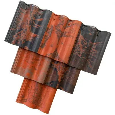 Premium Composite Spanish Tile in Mediterranean color Premium composite Spanish tile roof in Mediterranean color with upscale barrel-tile style and lower maintenance.