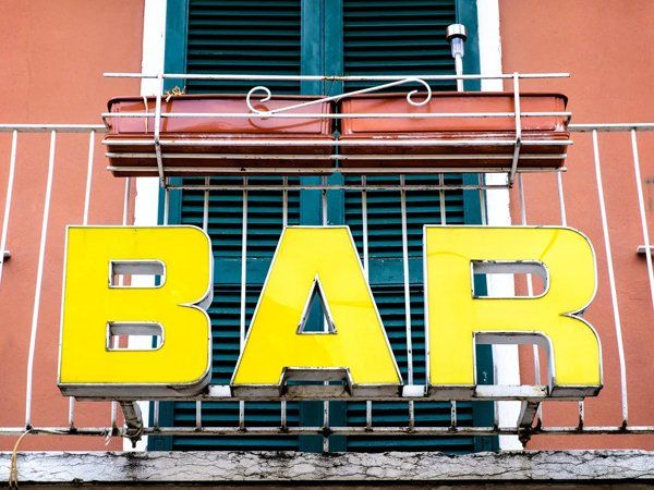 Bar signage