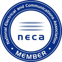 The logo for the national electrical and communications association