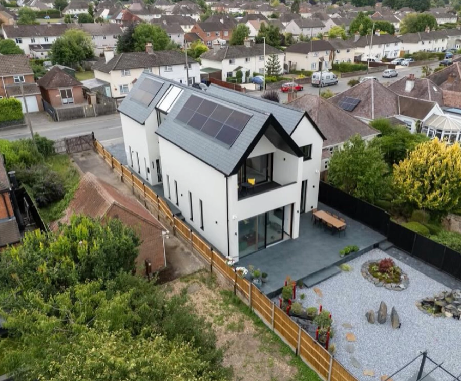 Esdon Architecture. New build replacement dwelling. Salisbury, Wiltshire. 