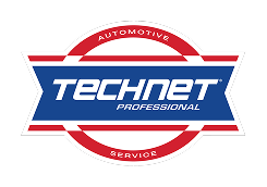 TechNet Automotive Professional logo with red, blue, and white colors.