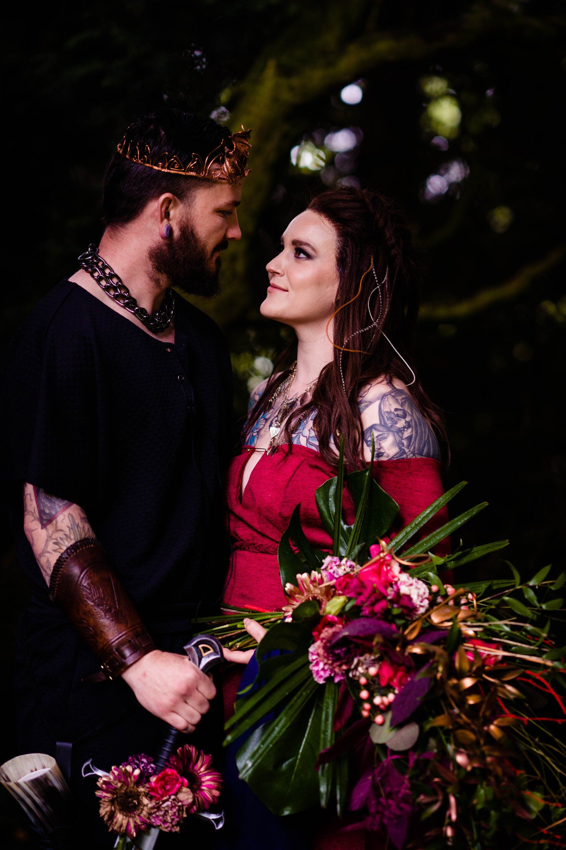Viking wedding flower ideas