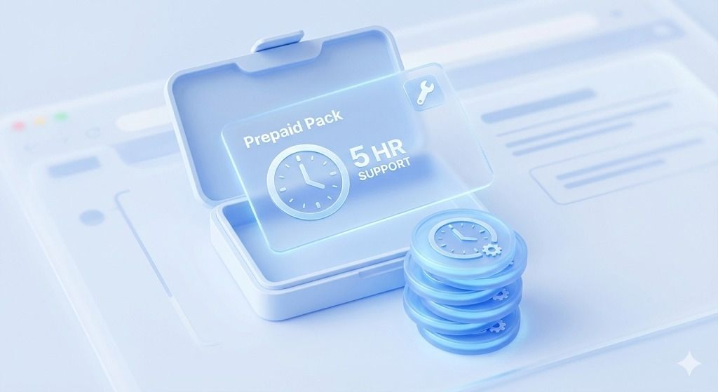 Blue futuristic digital display showing 