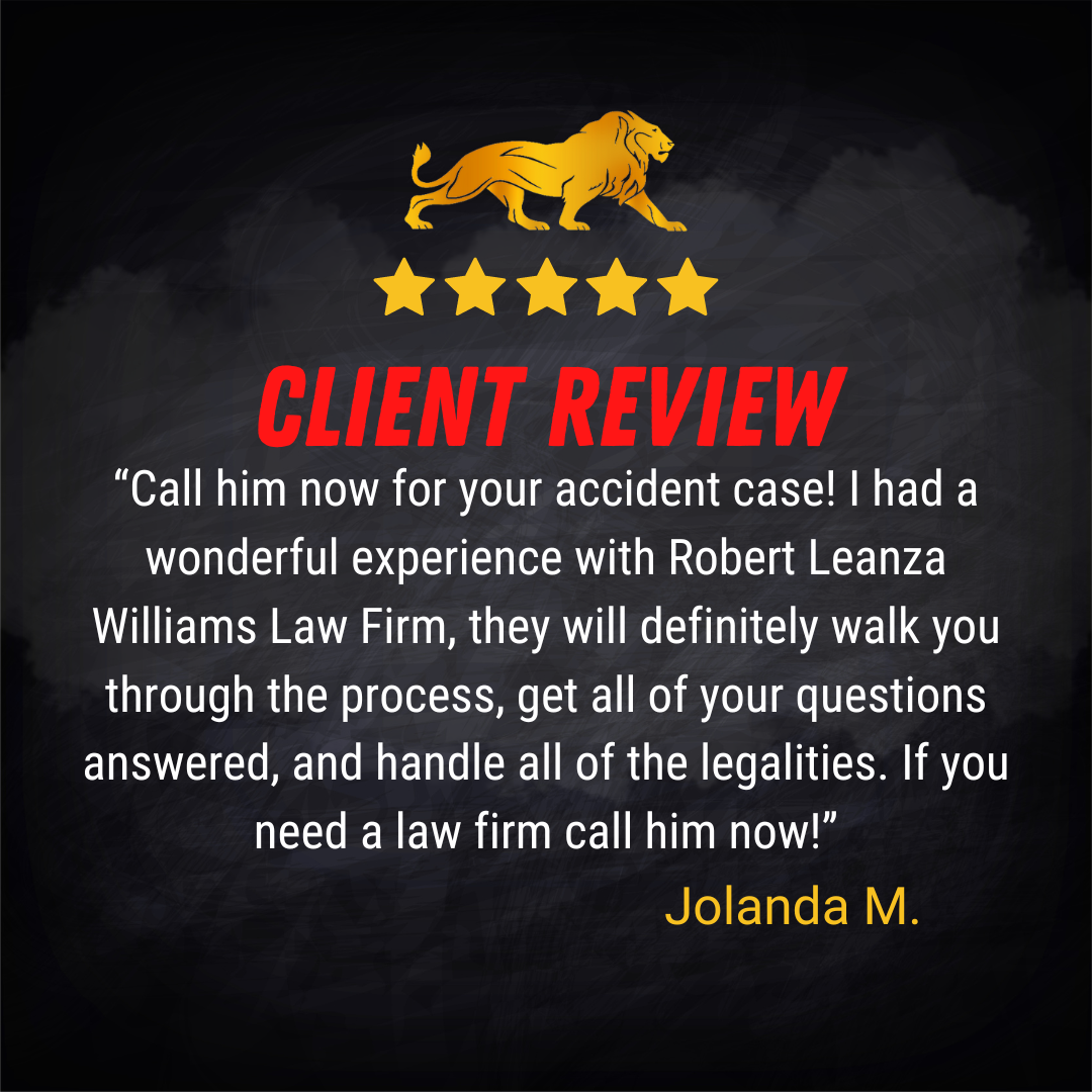 Client review that reads 