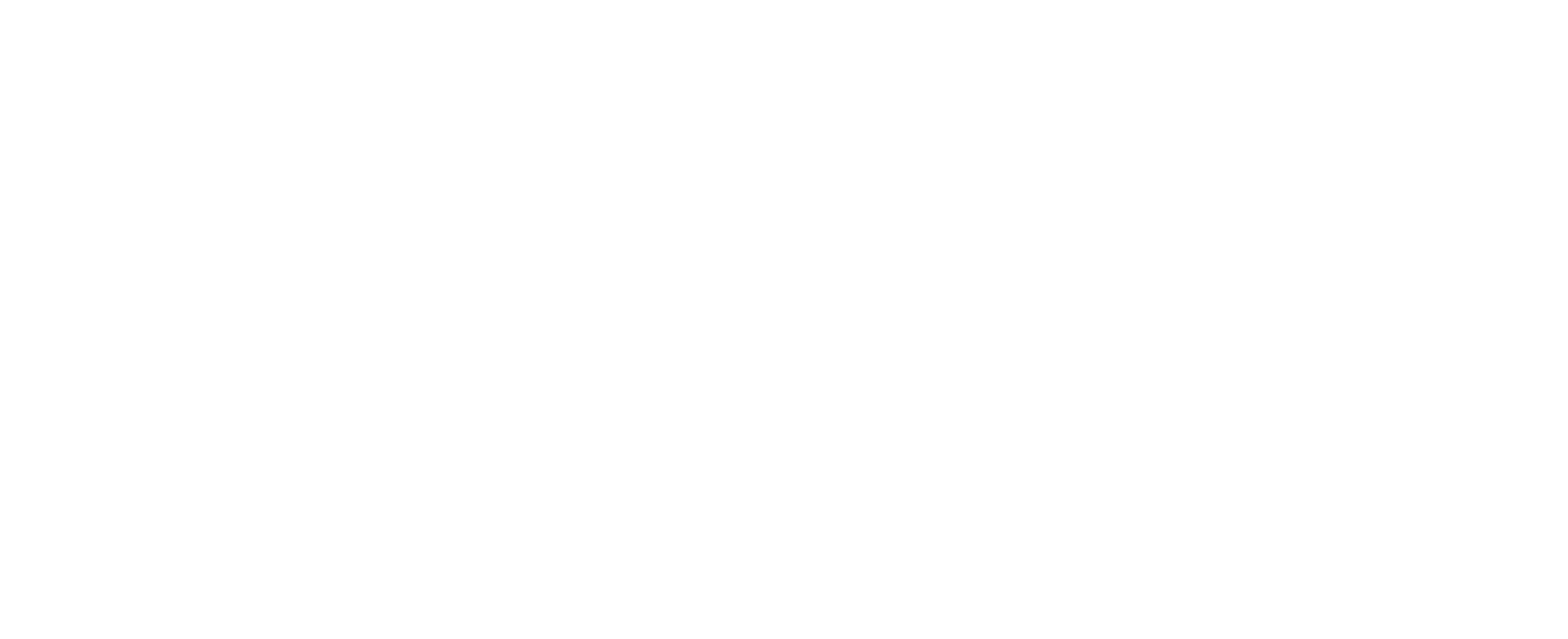 A visit california logo with white lettering and a clear background and a line beneath it