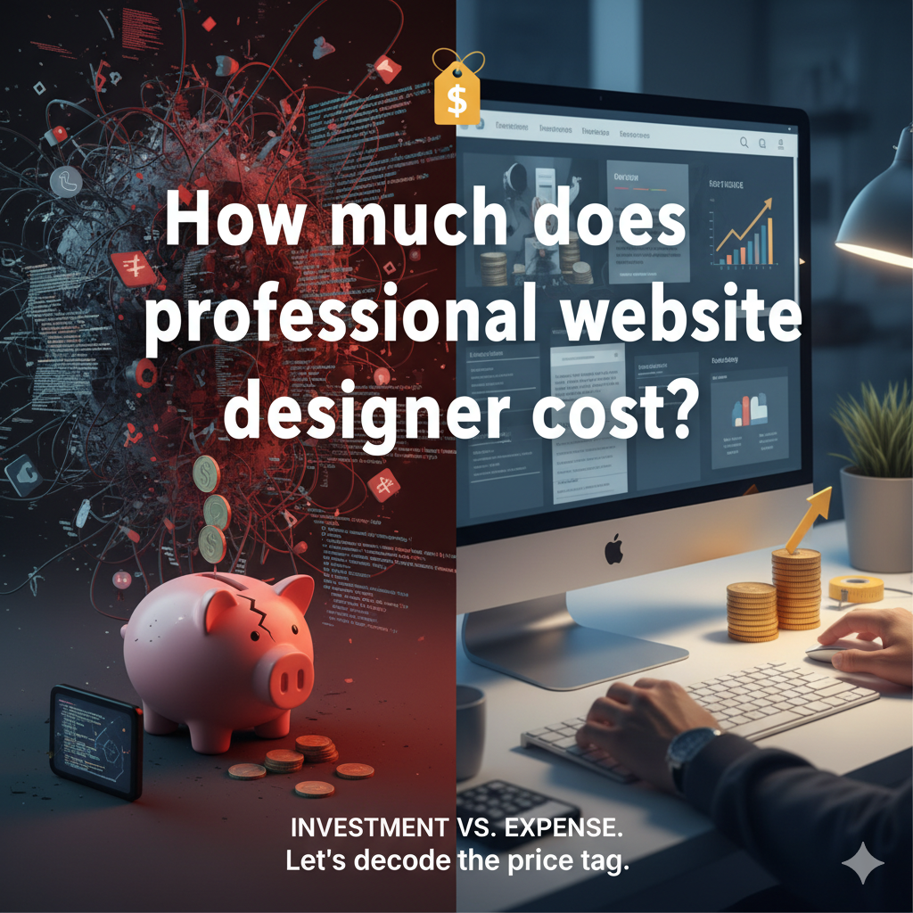 How much does a professional website designer cost?