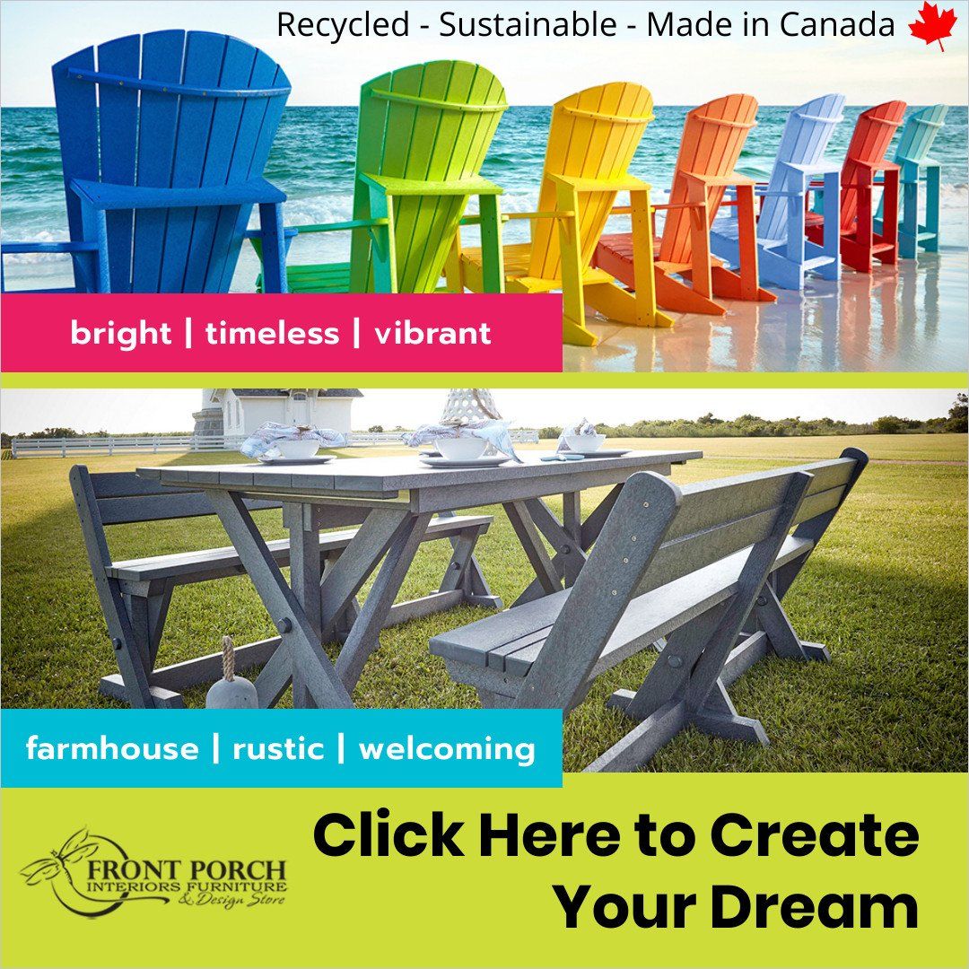 A picture of a table and chairs made in canada