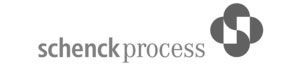 A black and white logo for schenck process