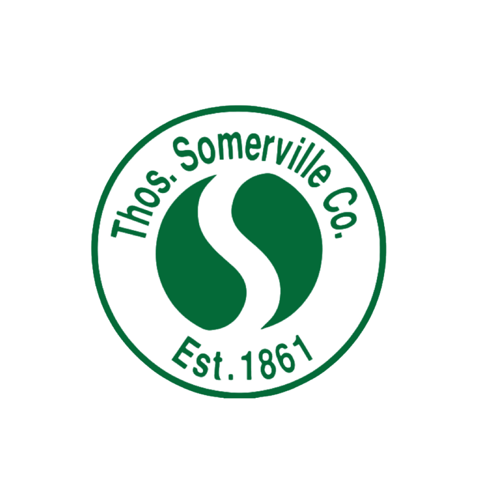 Green circle logo with "Thos. Somerville Co. Est. 1861" and a white "S" shape.