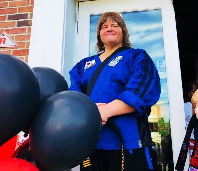 Adults practicing partner drills at Karate World in Kenilworth, NJ, building fitness, focus, and confidence.