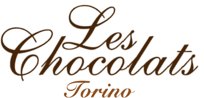 Logo per "Les Chocolats Torino", in elegante carattere marrone.