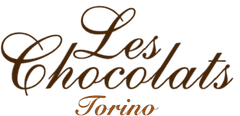Logo per "Les Chocolats Torino", in elegante carattere marrone.
