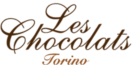 Logo per "Les Chocolats Torino", in elegante carattere marrone.