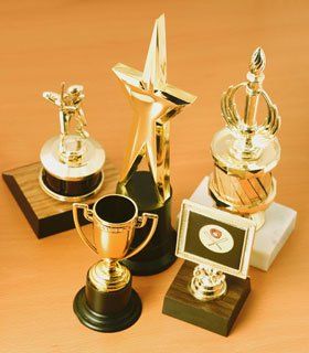 Personal presentation awards - Nottingham, Derby - C.H Smith (engravers) & Arena Awards - Awards 