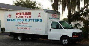 Applegarth Seamless Gutter truck - Gutter Service in Port Charlotte, FL