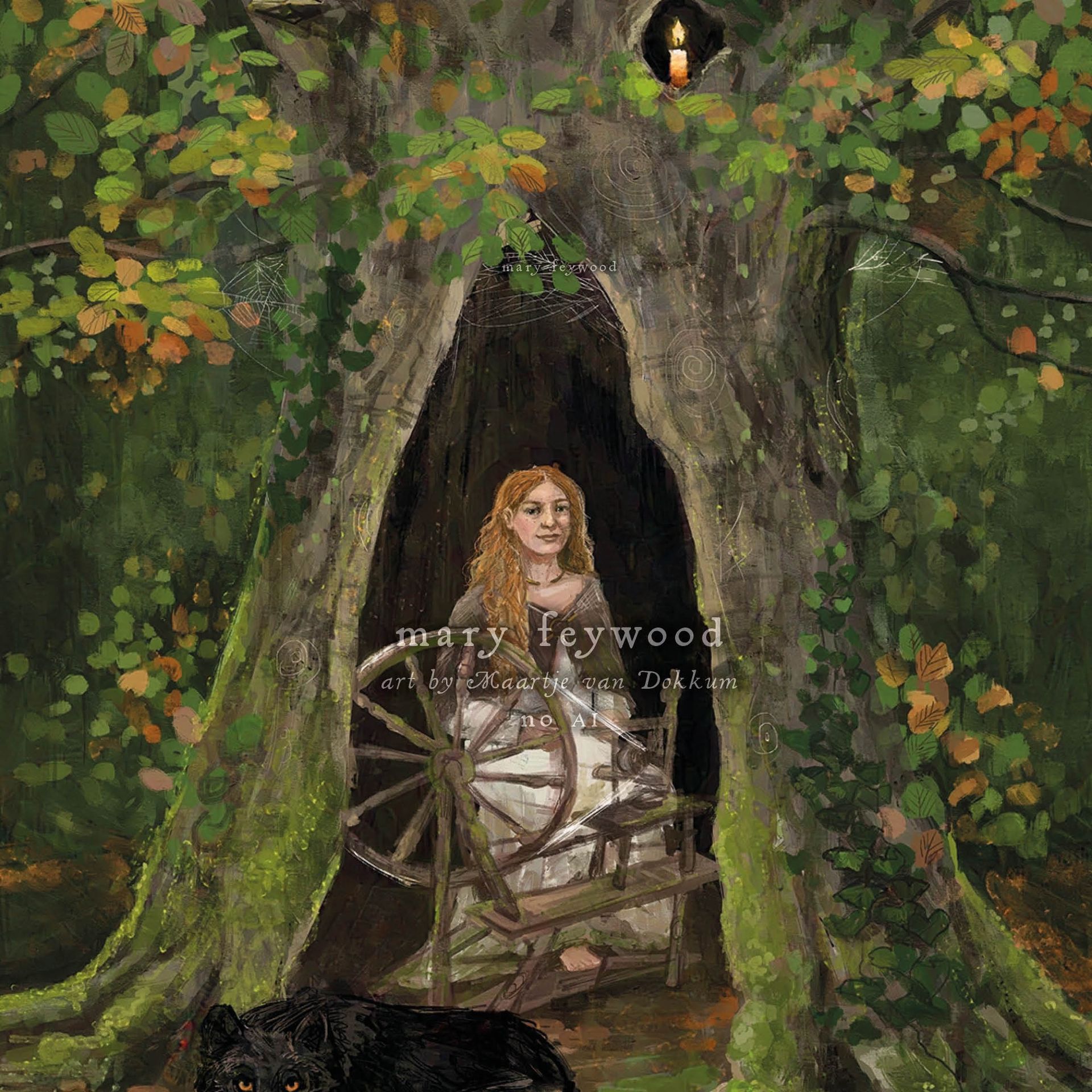 Art print - The Maiden with the Spinning Wheel