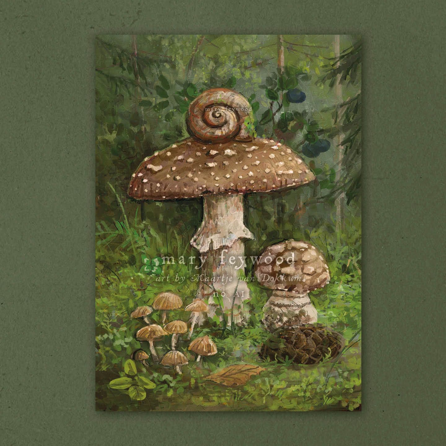 Art print - Mushrooms (Amanita Pantherina)