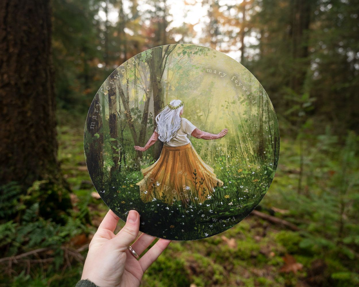 Limited Edition Art circle - Spring Dance