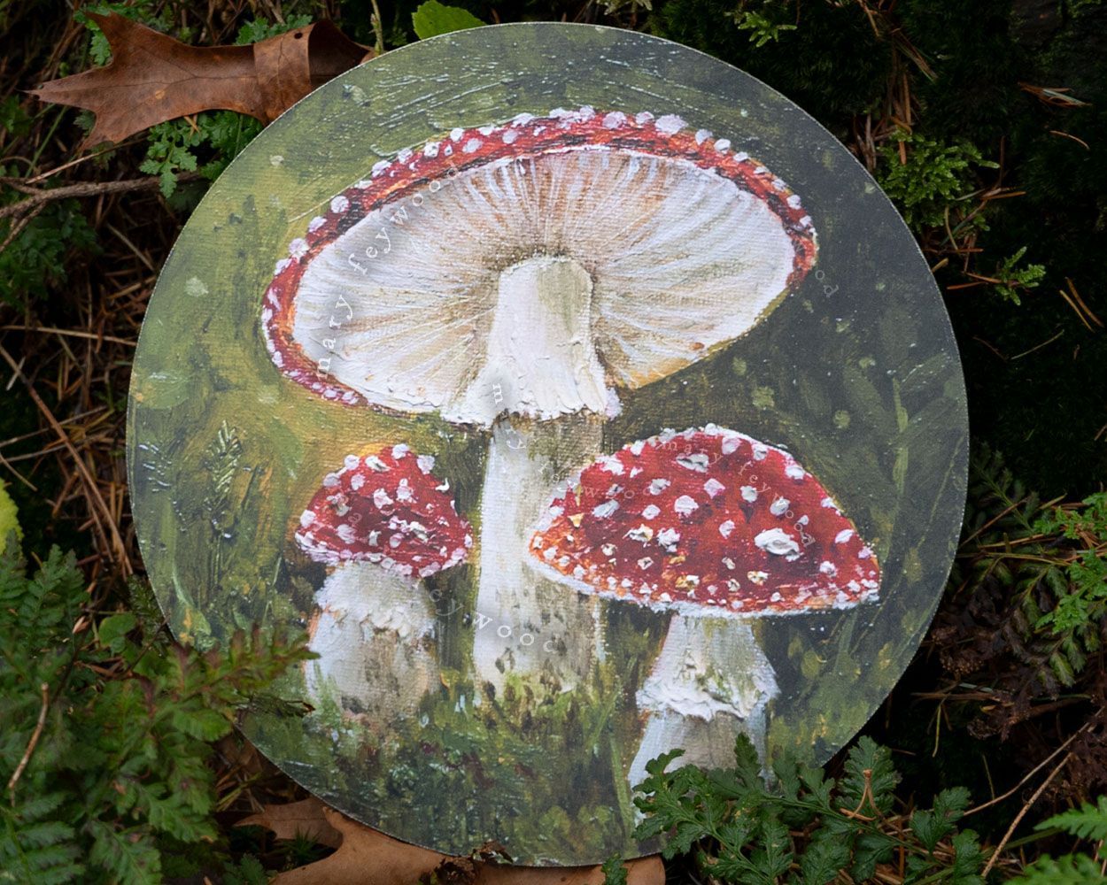 Art circle - Amanita Muscaria