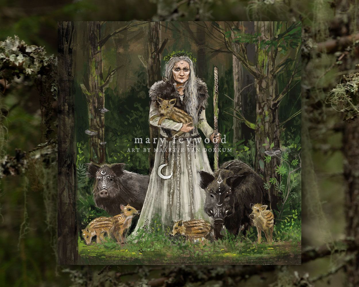 Art print - Boar crone