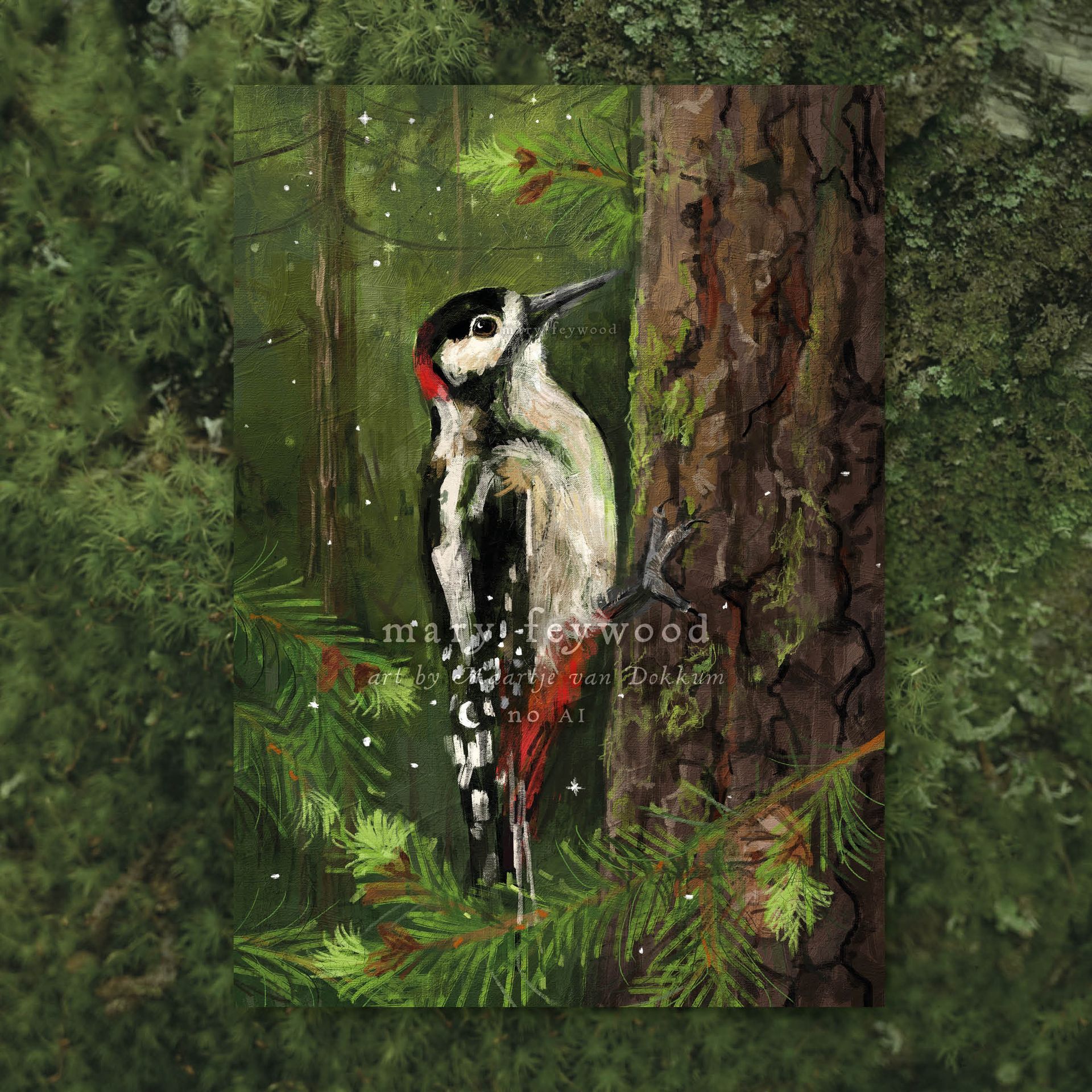 Art print - Woodpecker