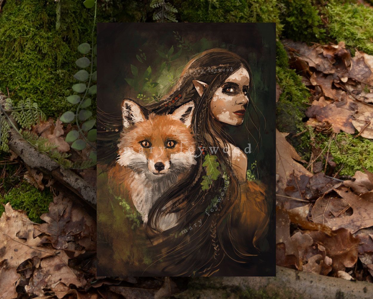 Limited Edition Art print - Fox Fairy