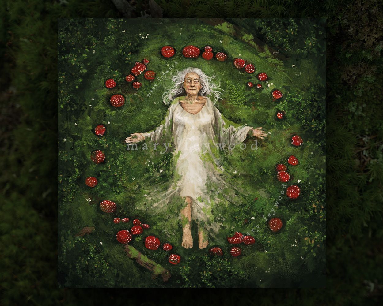 Art print - Fairy Circle Sleep