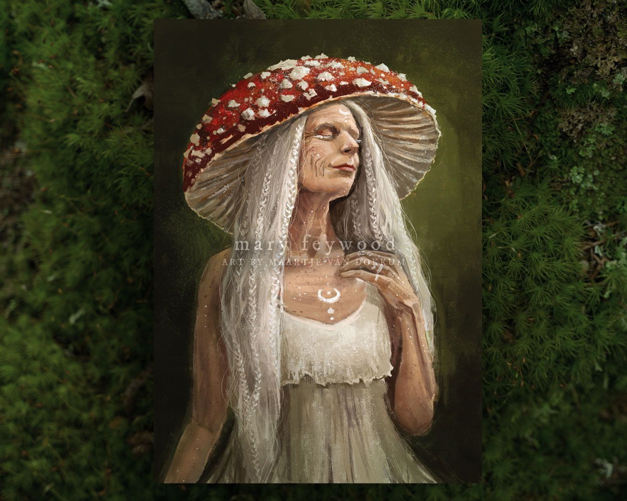 Limited Edition Art print - Amanita Muscaria Crone