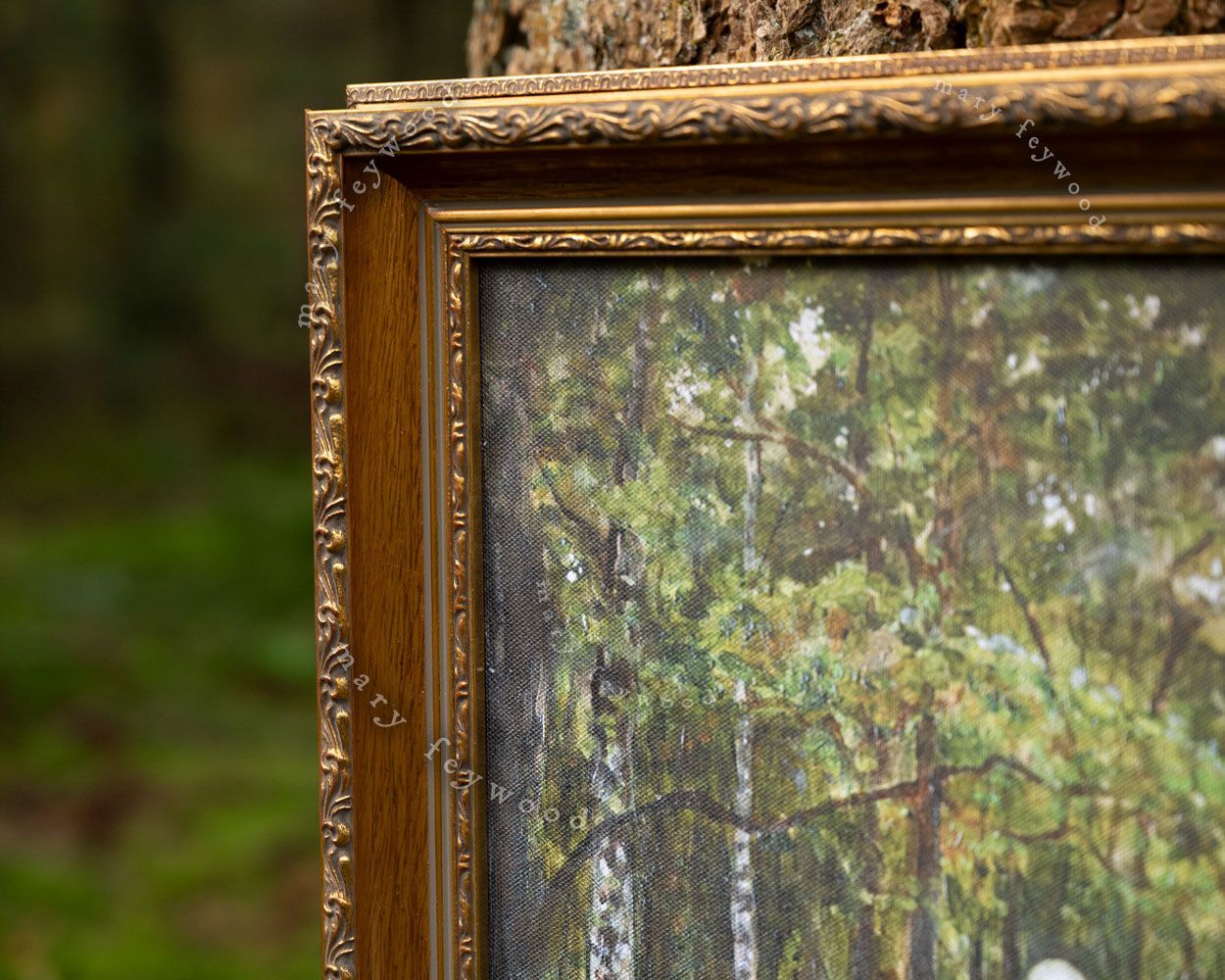 Canvas Art Print - Witte wieven