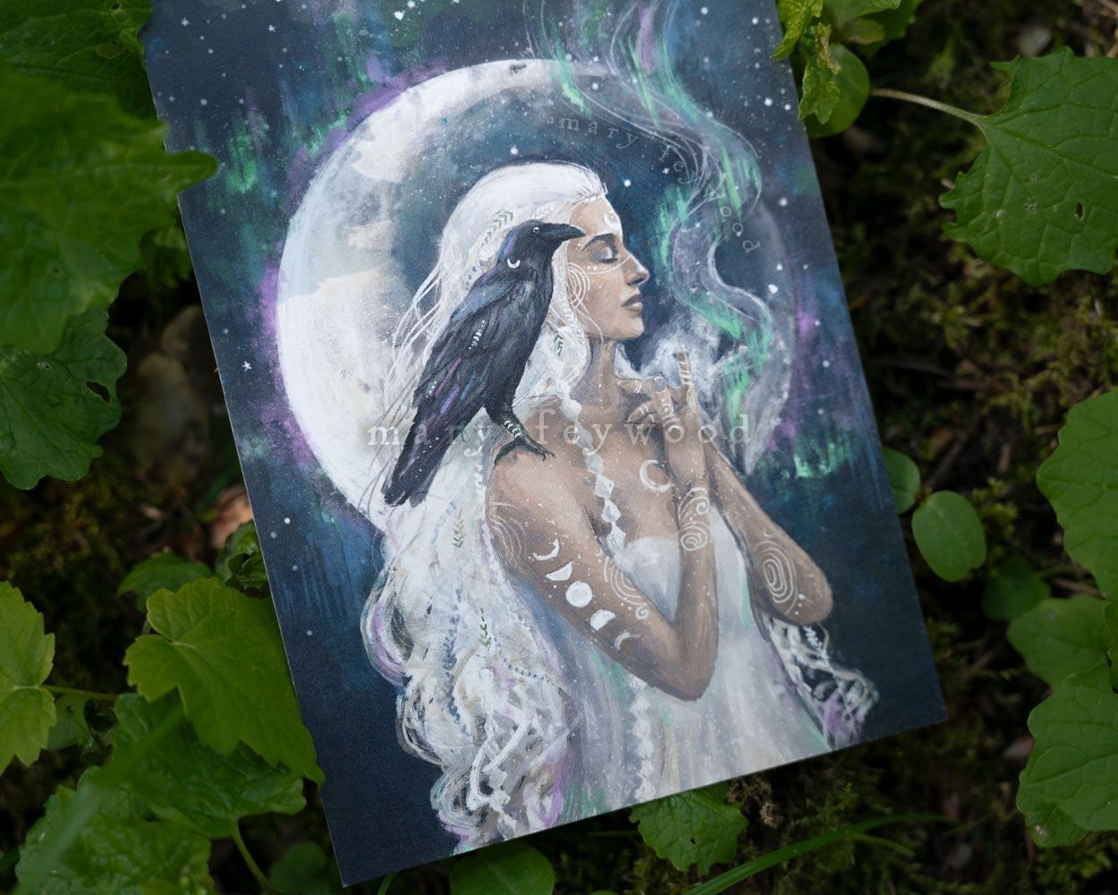 Art print - Mene Moon Goddess