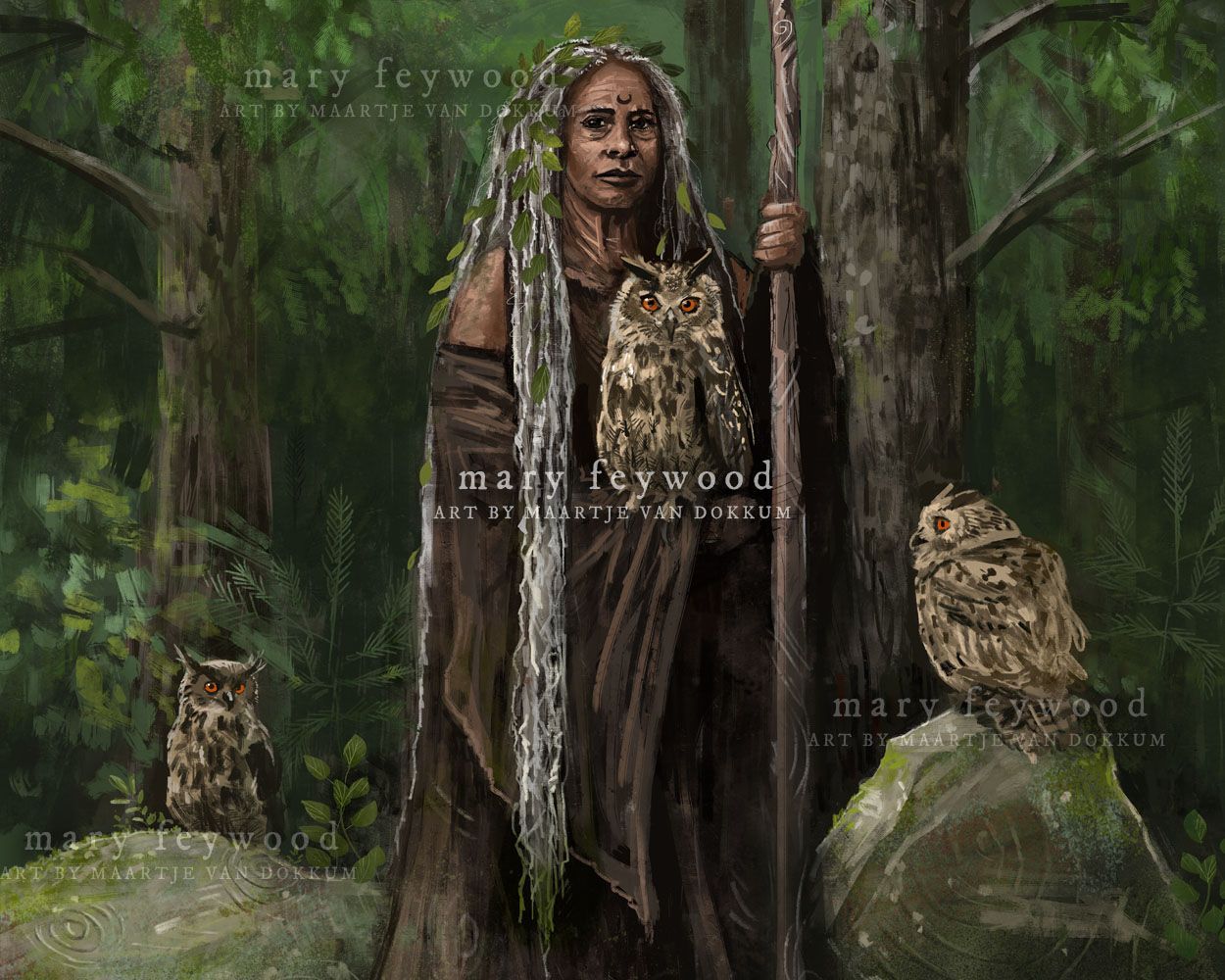 Art print - Owl Crone