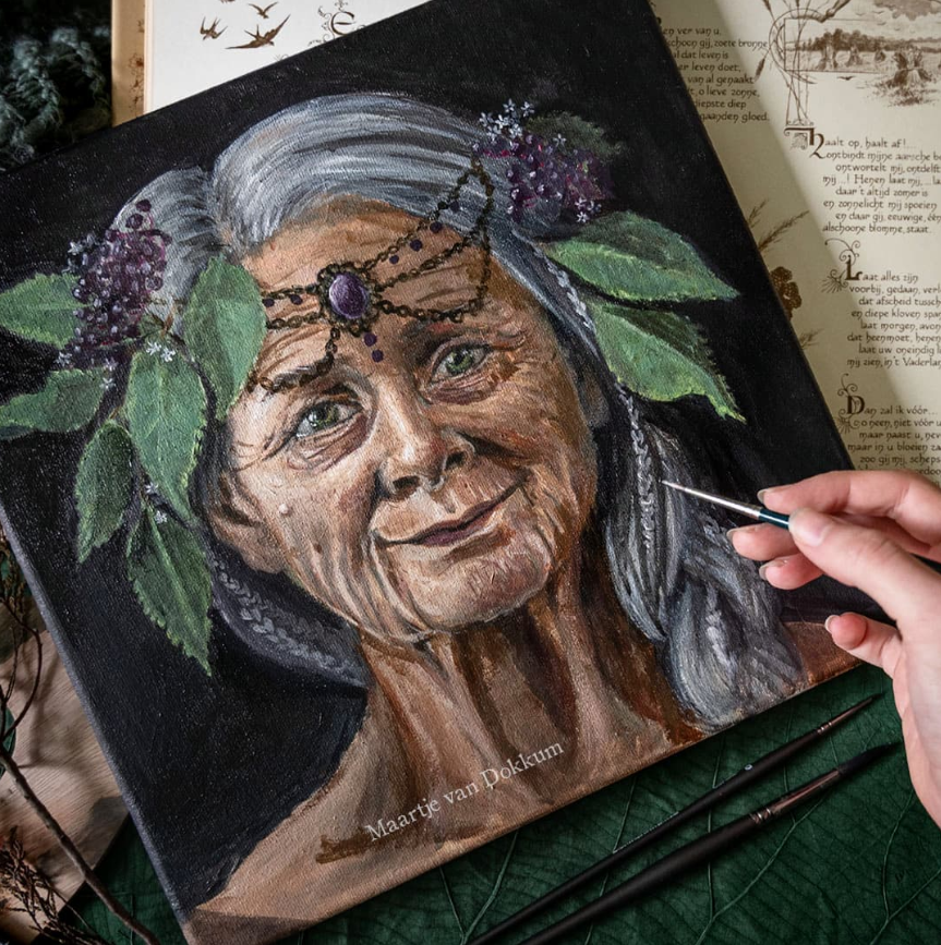 Original art - The Elder Lady