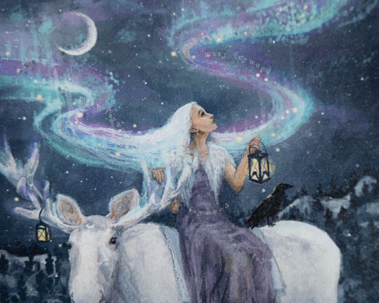 Art print - Yule Aurora Ancestors