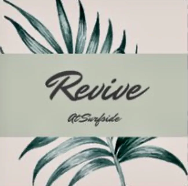 The word revive that is on a white background