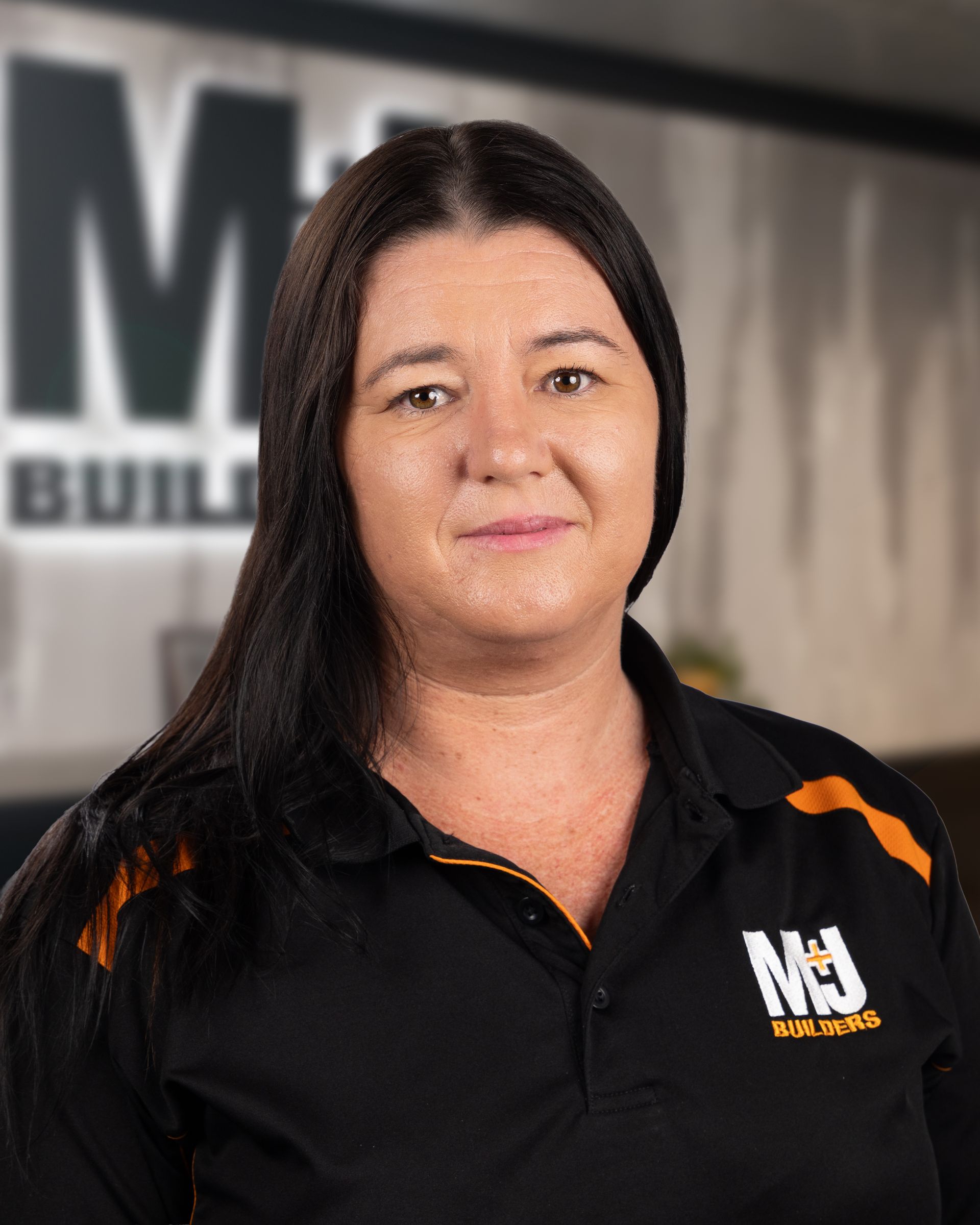 Woman in a black shirt with